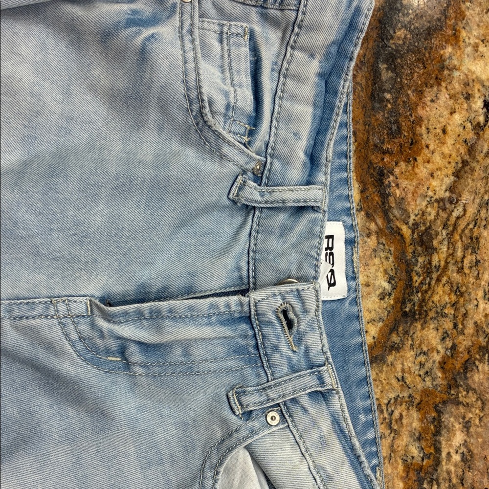 RSQ Distressed Light Blue Jeans